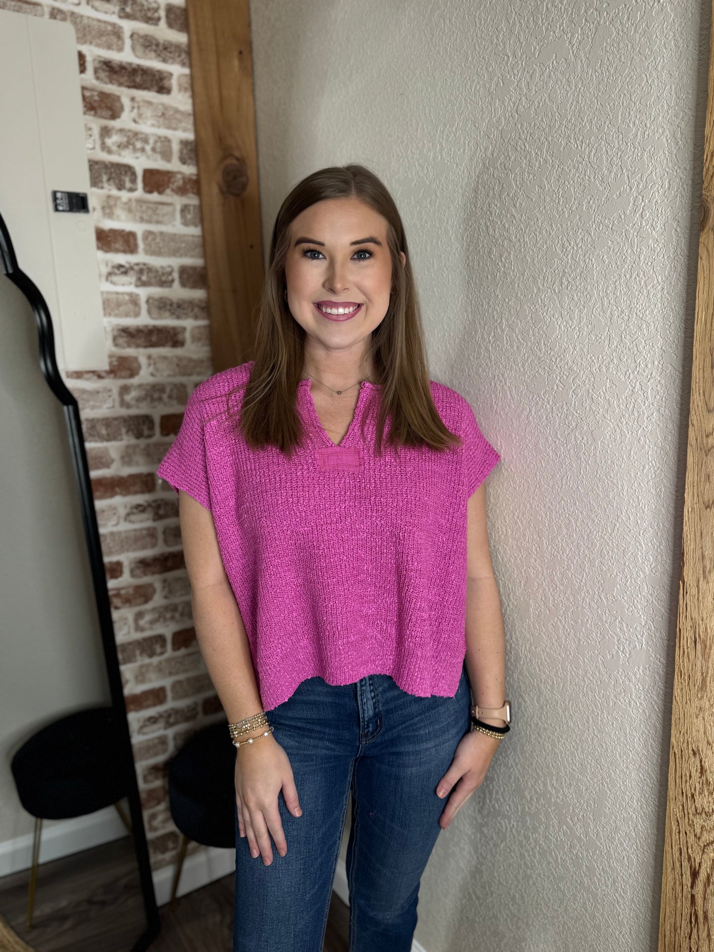 You'll Be Back Top-Bright Mauve