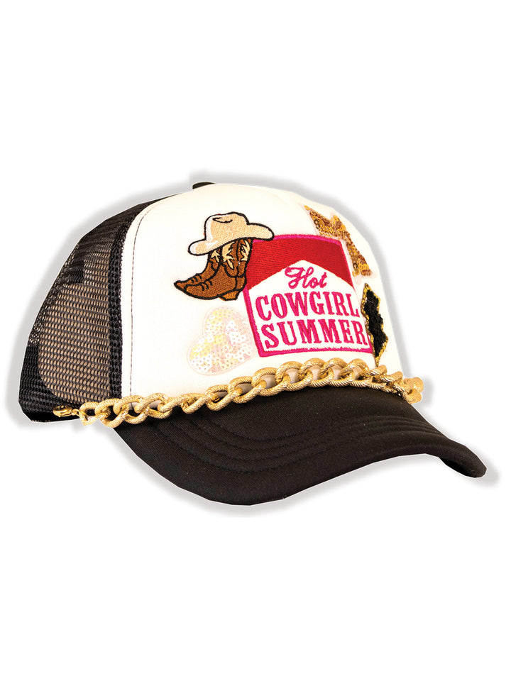 Hot Cowgirl Summer Patch Hat