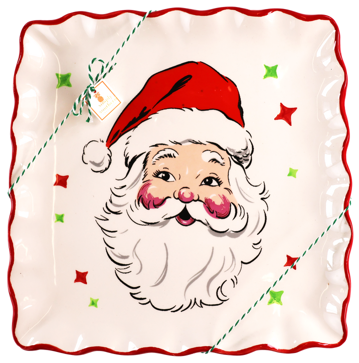 Simply Southern Decorative Santa Plate
