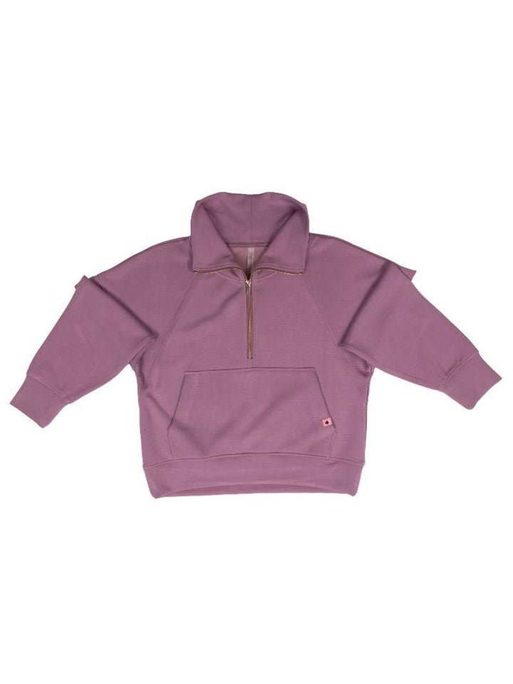 Simply Southern Half Zip | Grape
