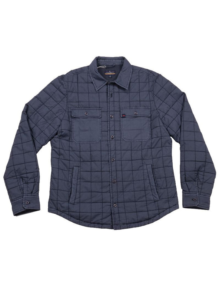 Simply Southern Men's Quilted Shacket| Navy