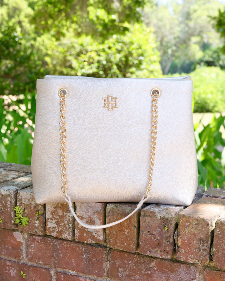 Blair Tote| Pearl