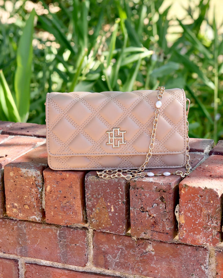 Brynleigh Clutch Crossbody| Latte