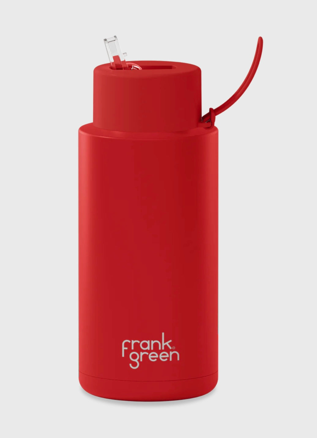 Frank Green 34oz Ceramic Reusable Bottle with Flip Straw Lid