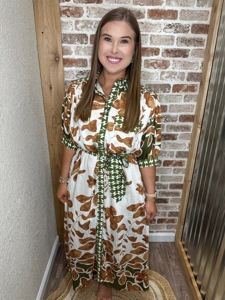 Unfinished Business Midi Dress