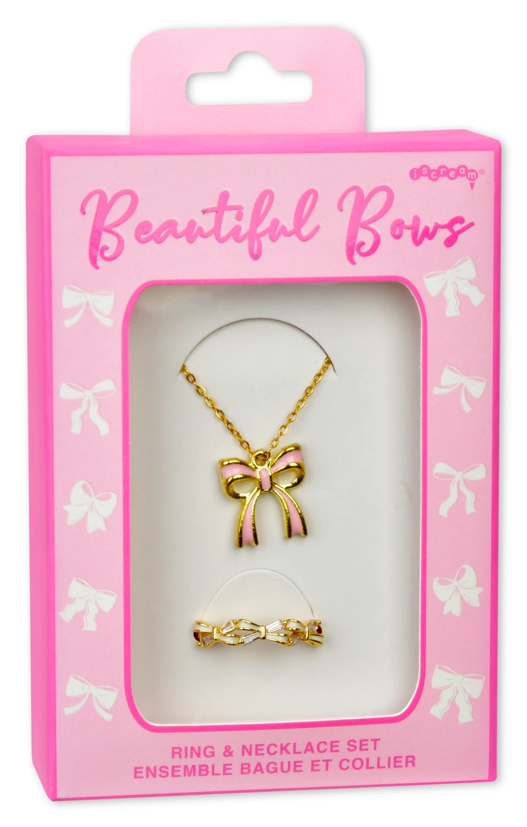 Beautiful Bows Ring and Necklace Set