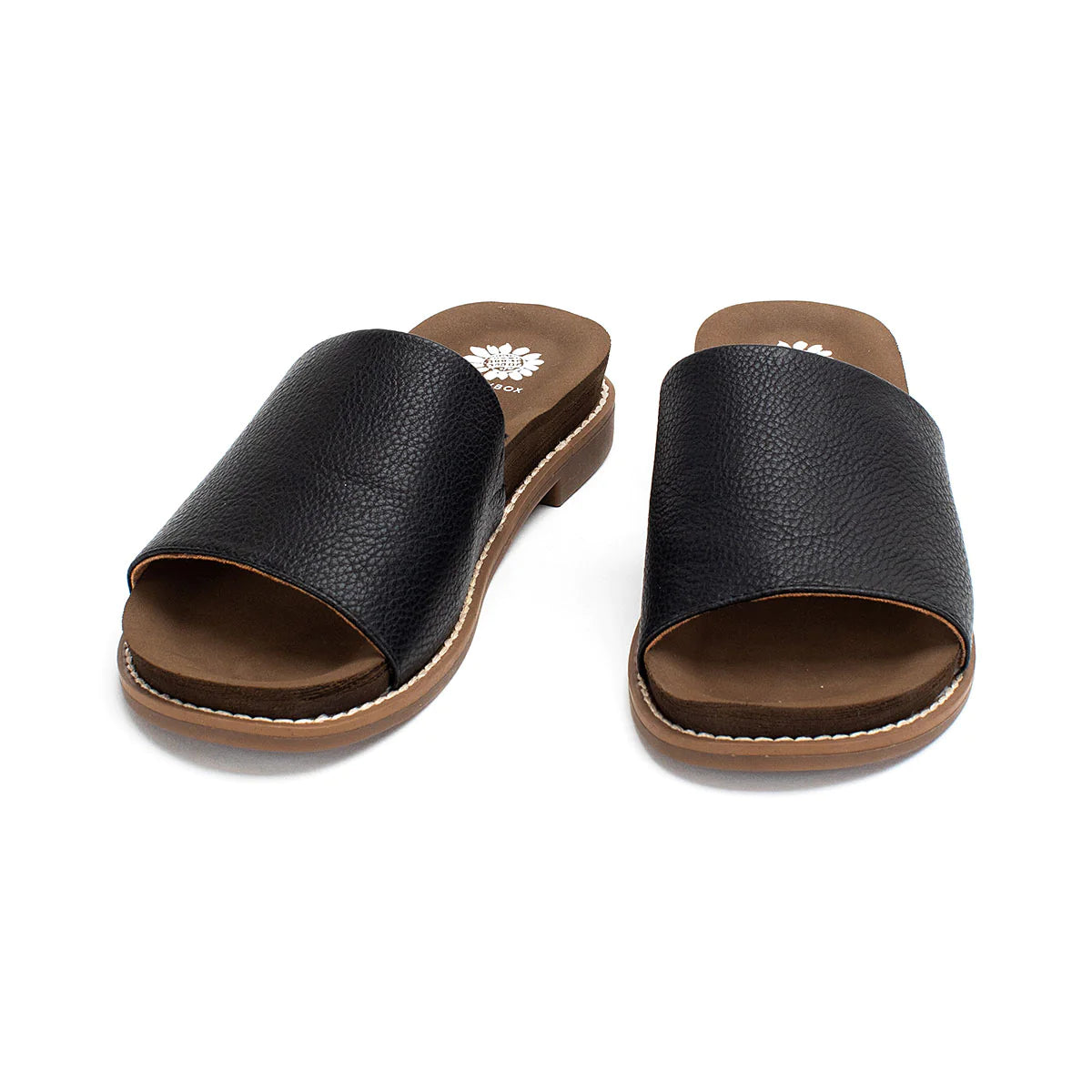 Kalo Slide Sandals - Black