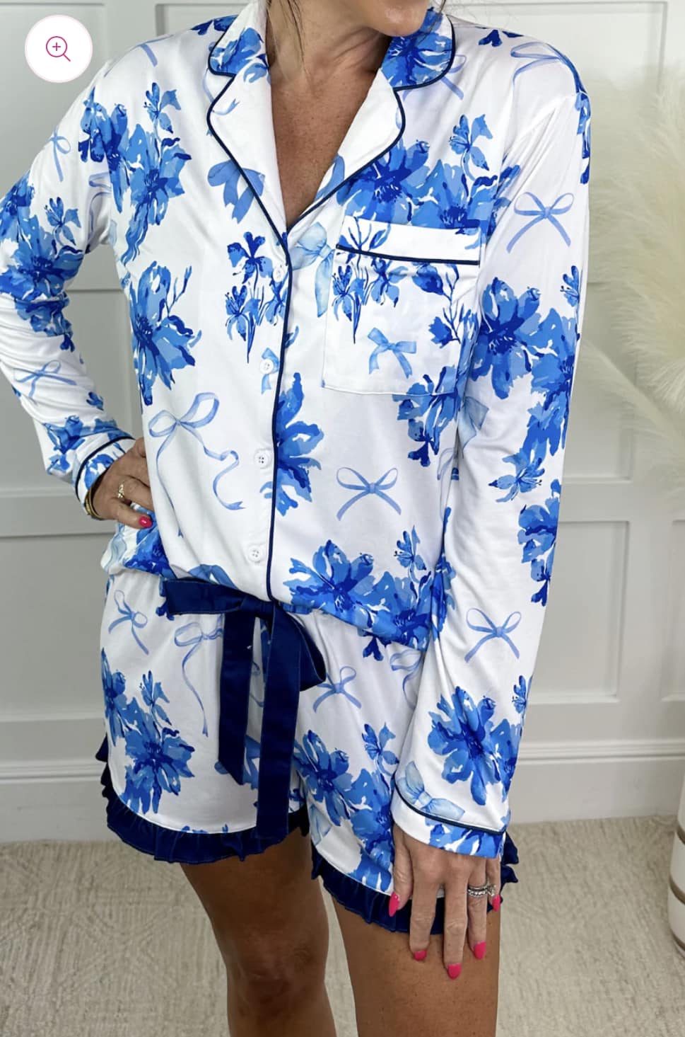 Blossom Ruffle Pajama Set