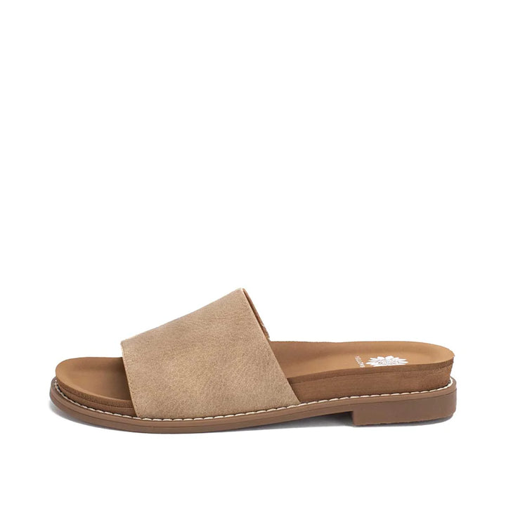 Kalo Slide Sandals - Taupe
