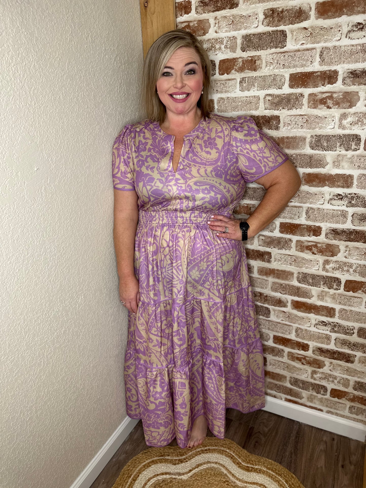 Feeling Fabulous Midi Dress-Curvy