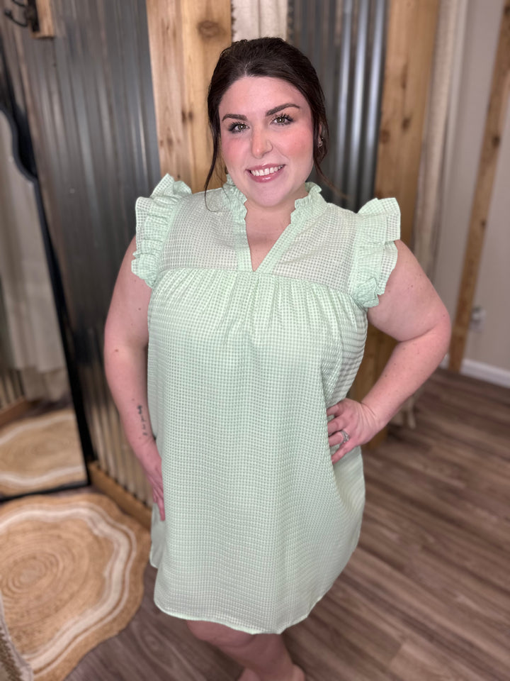 Curvy- Bayside Breeze Dress