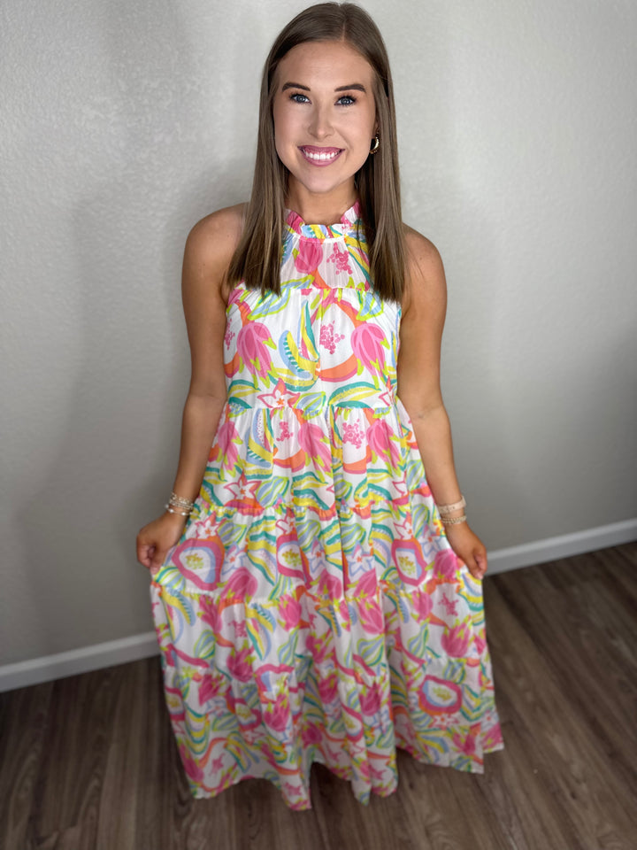 Copacabana White Maxi Dresss