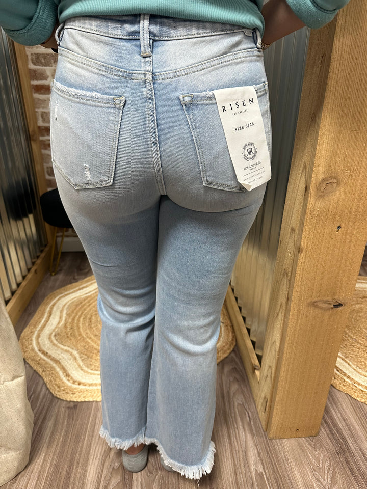 High Rise Crop Jeans | Risen