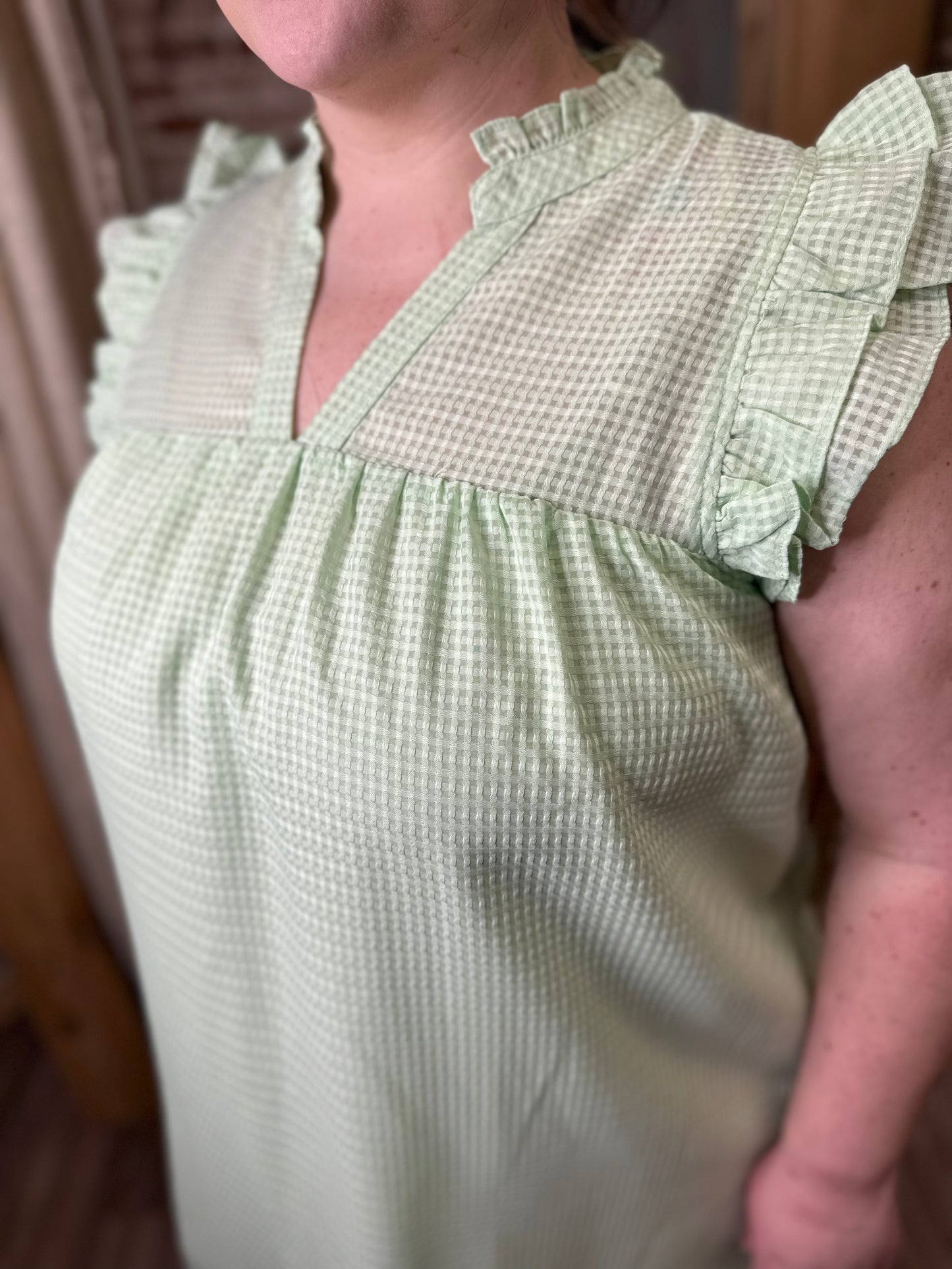 Curvy- Bayside Breeze Dress