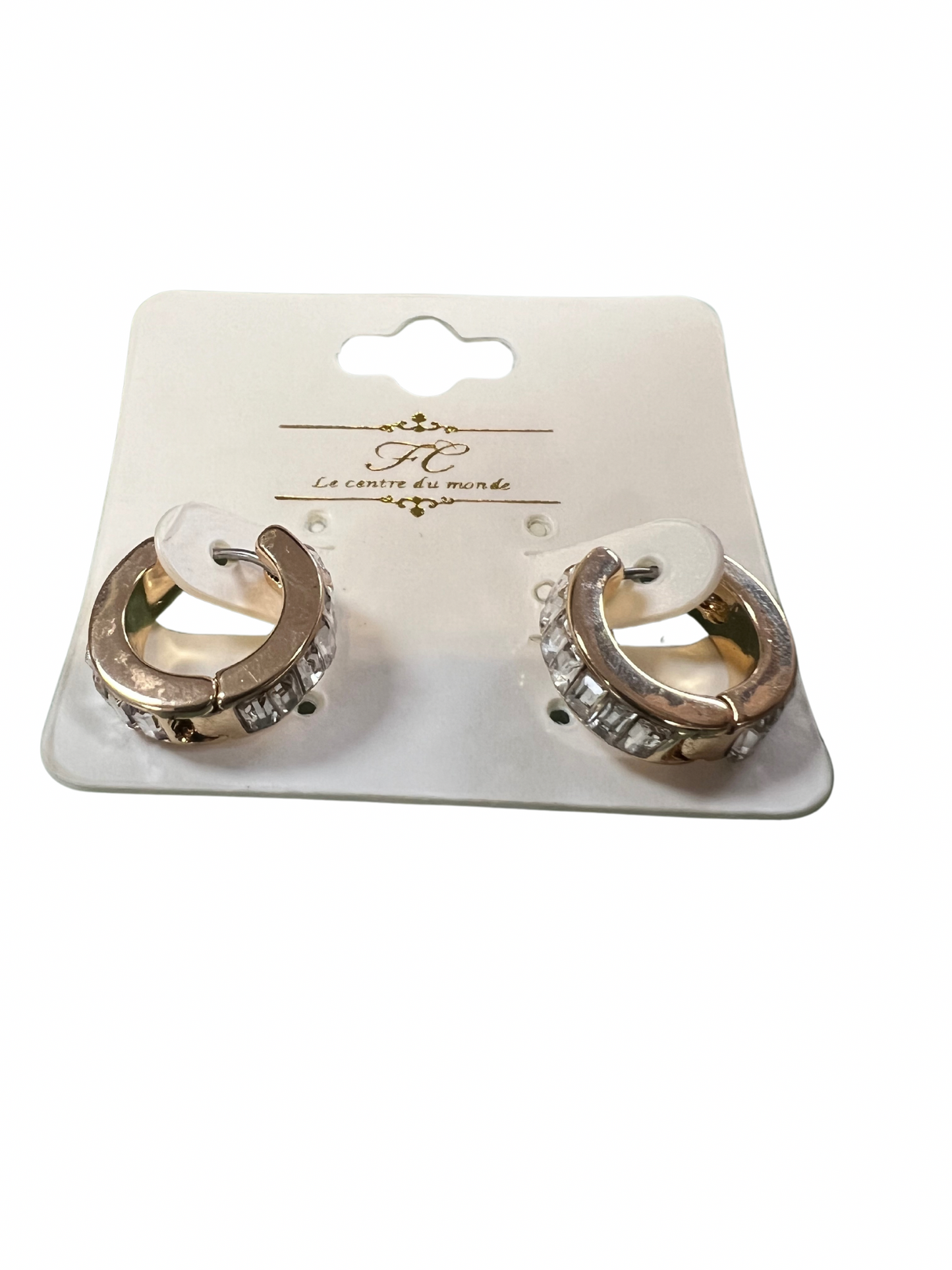 Diamond Huggy Earrings