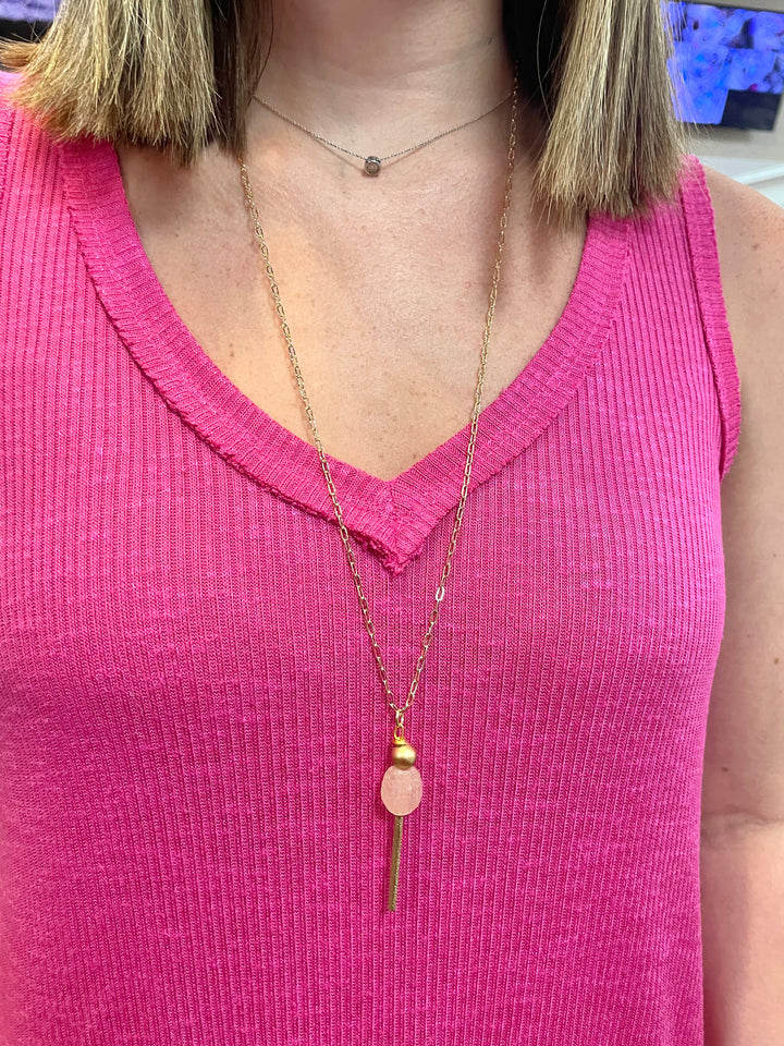 Rose Quartz Necklace