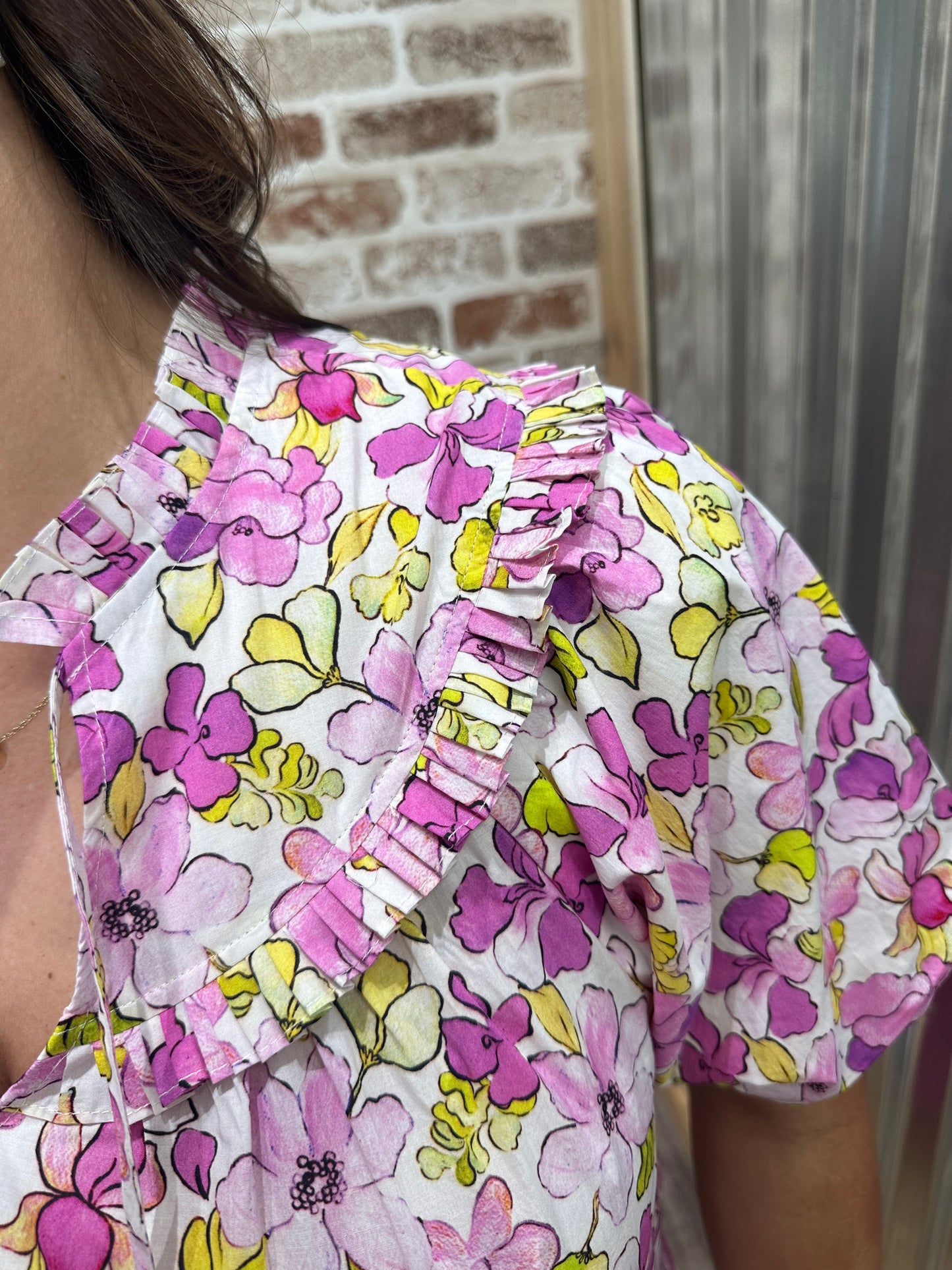 Sierra Lavender Floral Top