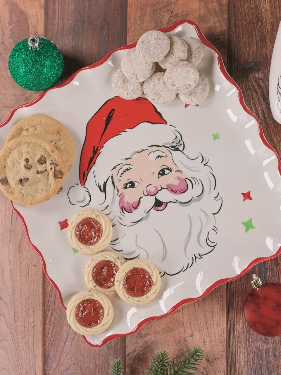 Simply Southern Decorative Santa Plate