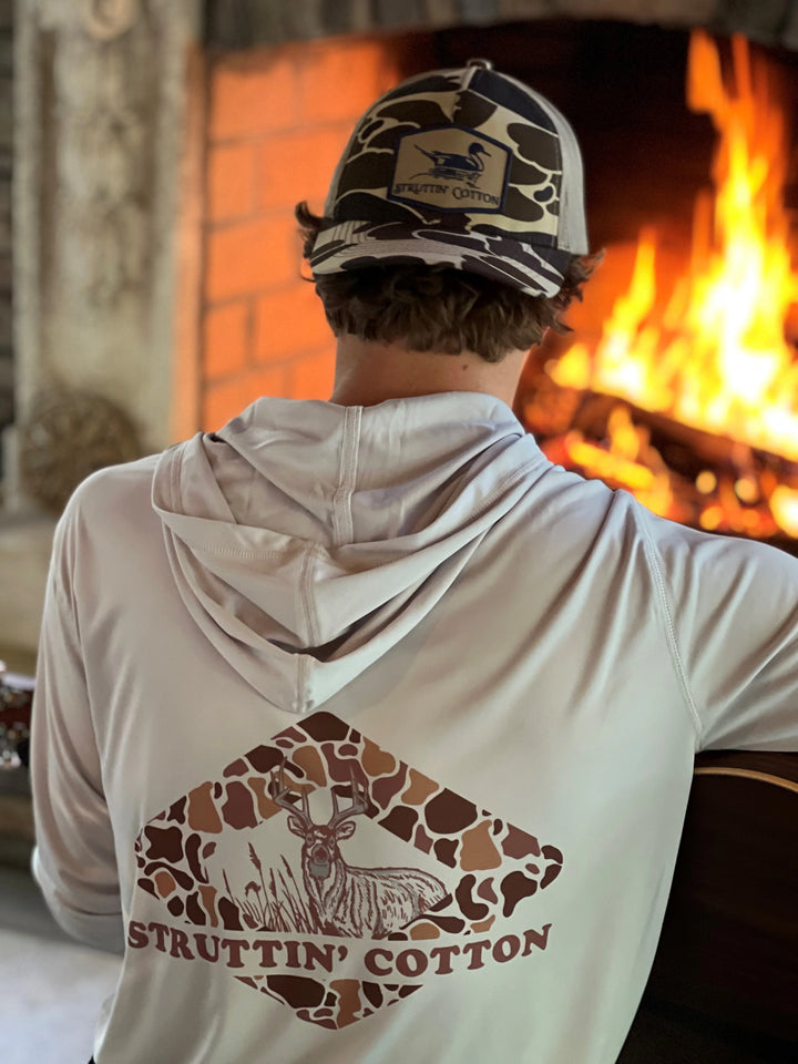 Diamond Buck Camo Performance Hoodie