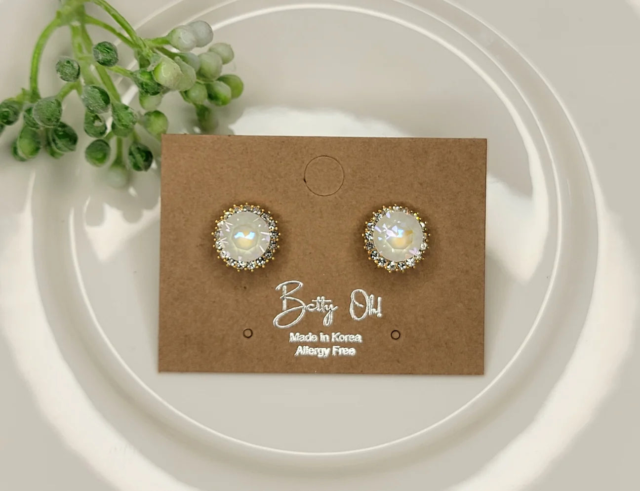 Swarovski Crystal Stud Earrings