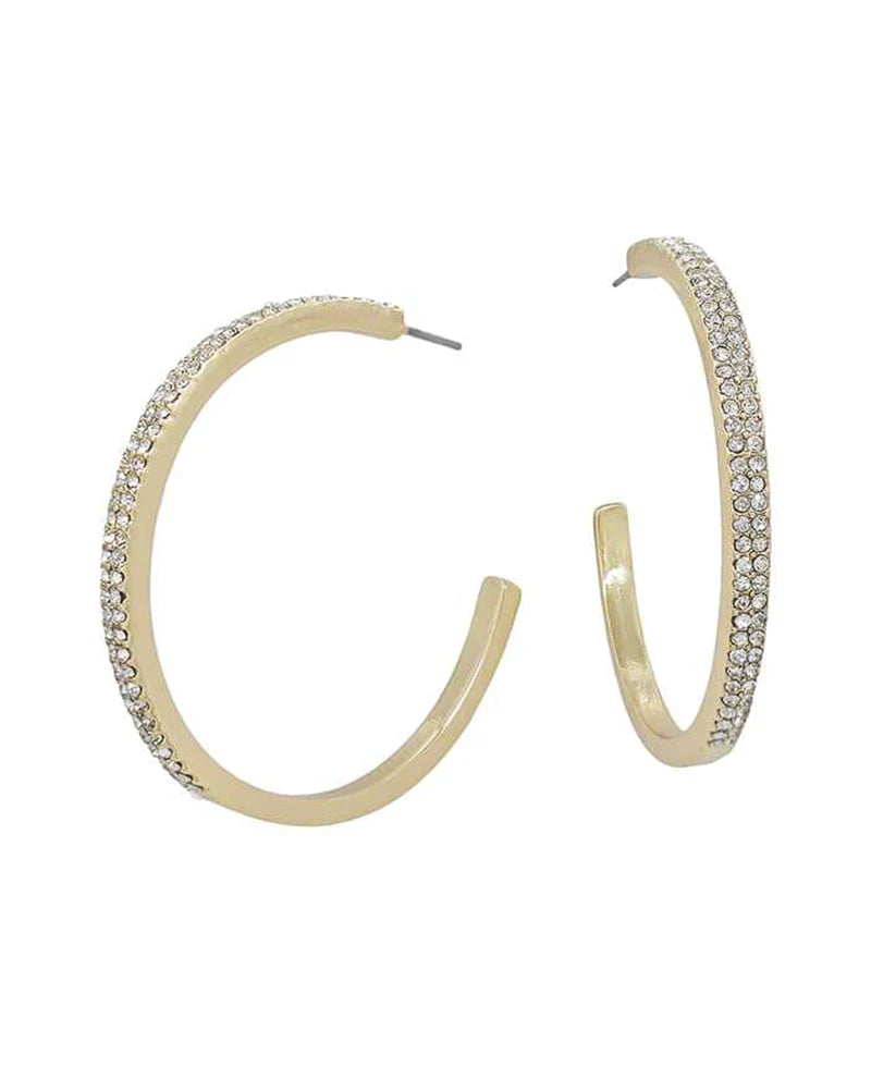 Diamond Hoop Earring