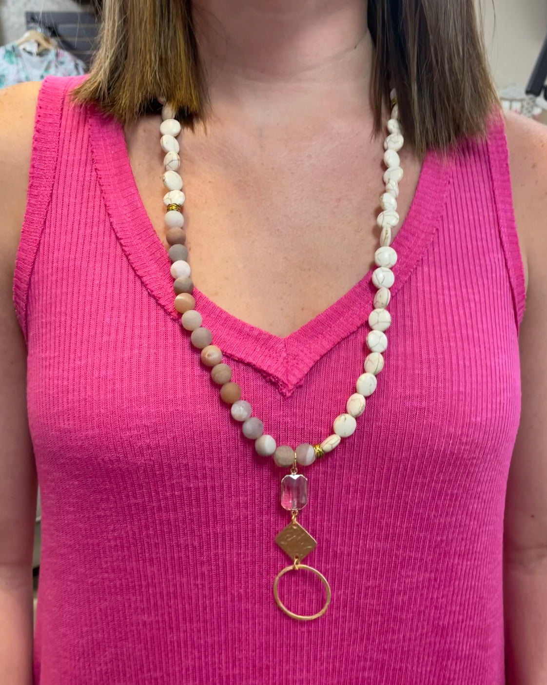 Adventures Stone Beaded Necklace