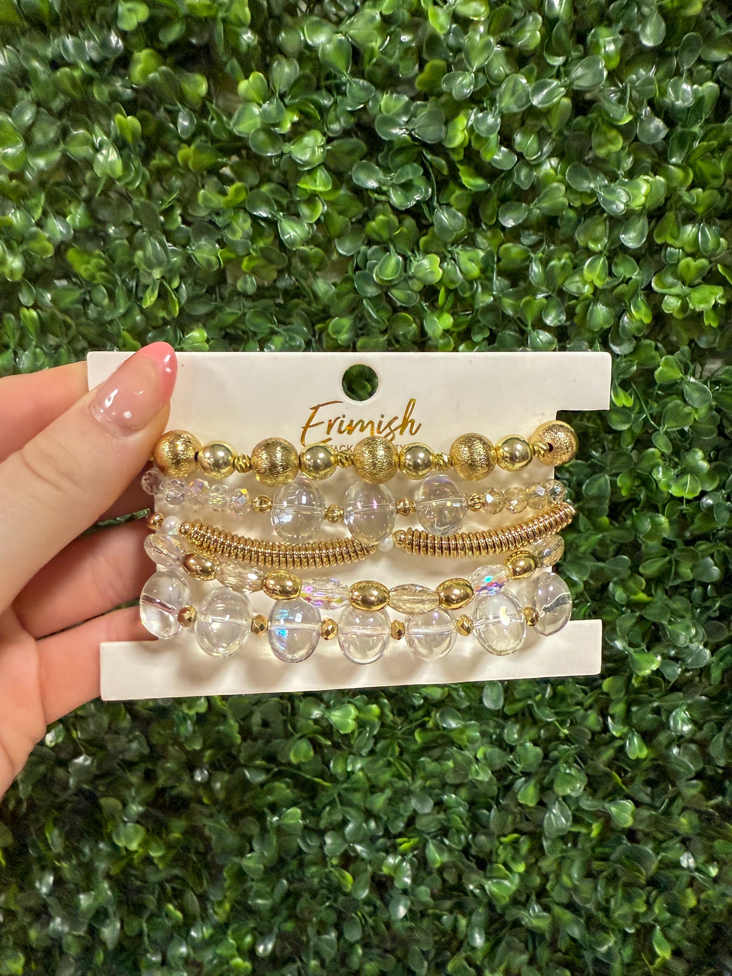 Erimish Stack Bracelets| Gold