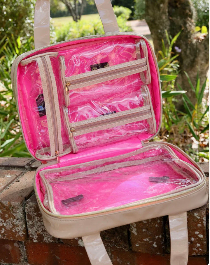 Punta Cana Large Toiletry Bag-Nude