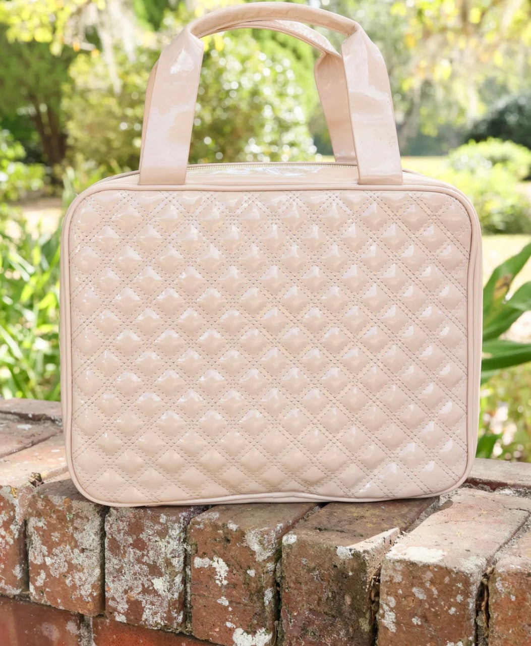 Punta Cana Large Toiletry Bag-Nude