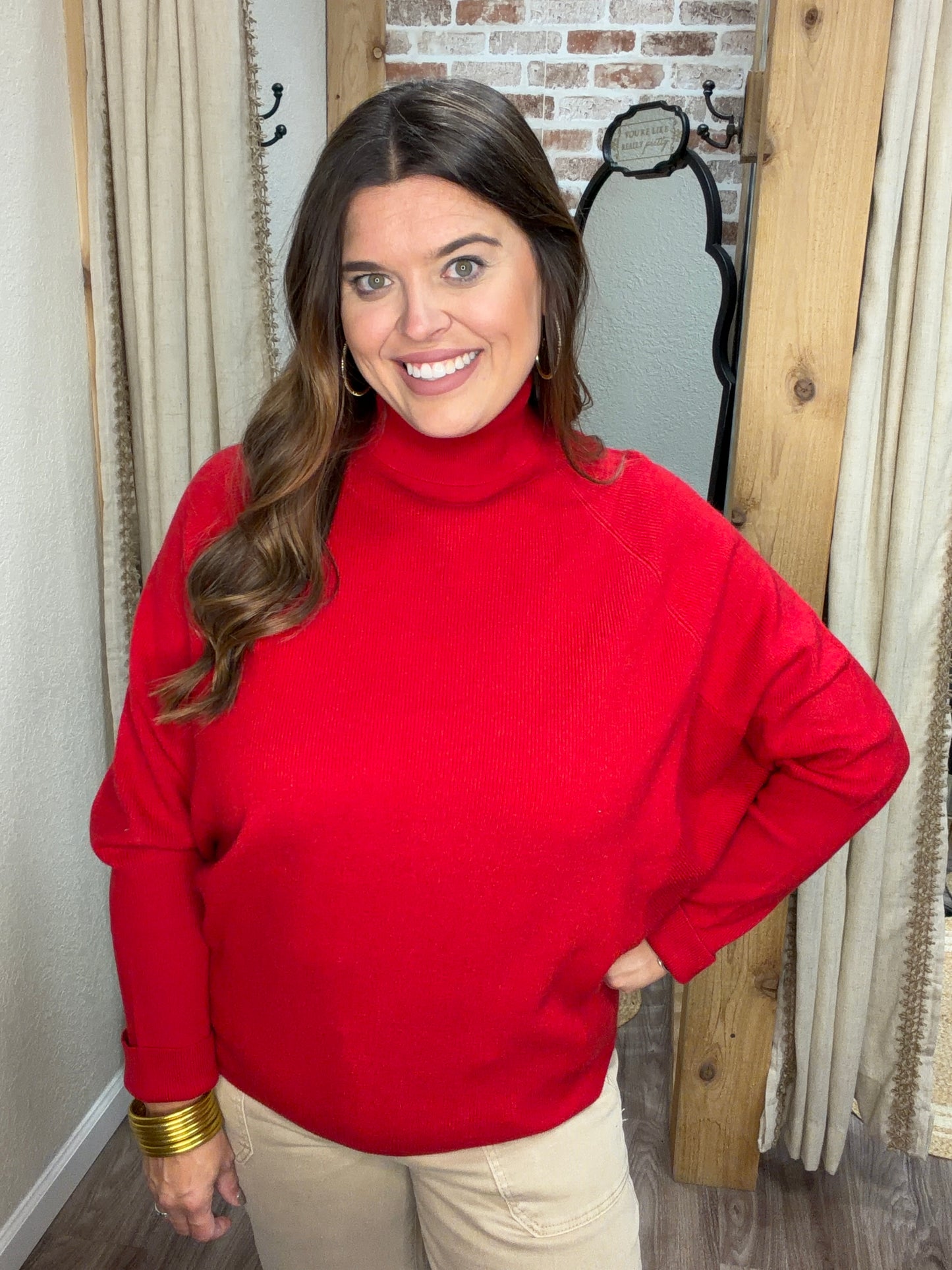 The Perfect Red Sweater