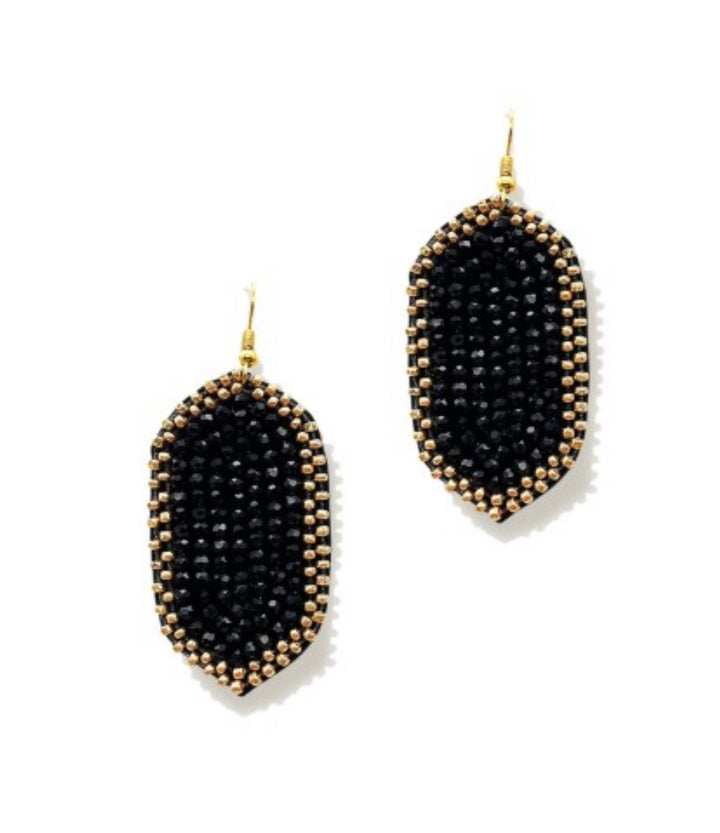 Black Lily Earrings