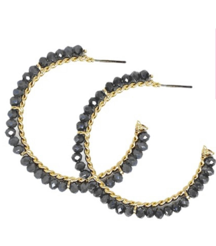 Black Wrenley Earrings