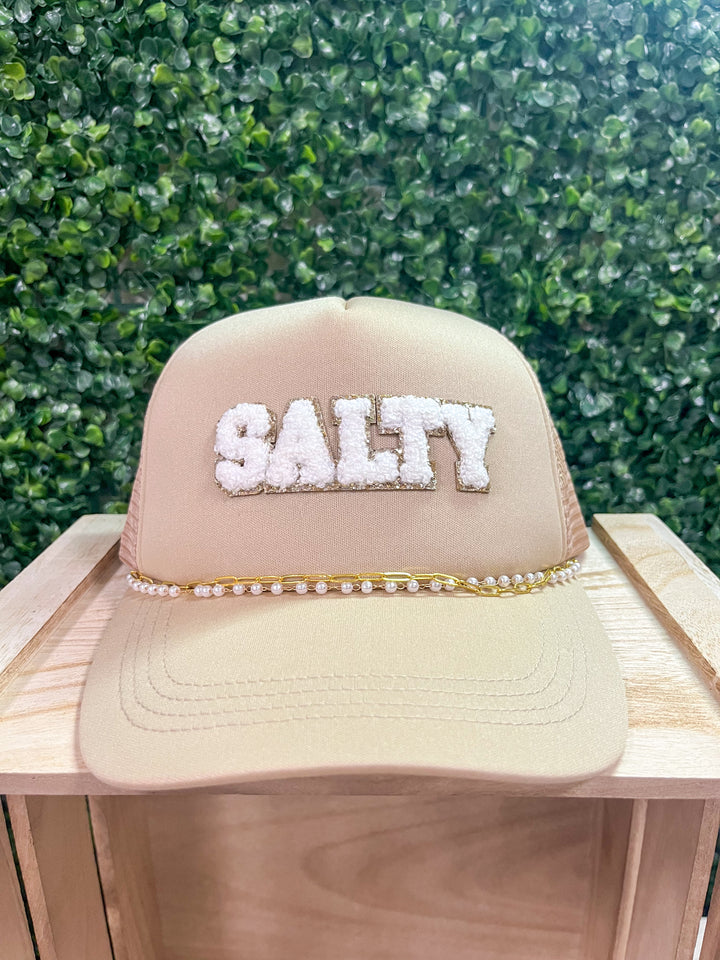 Salty Pearl & Chain Trucker Hat