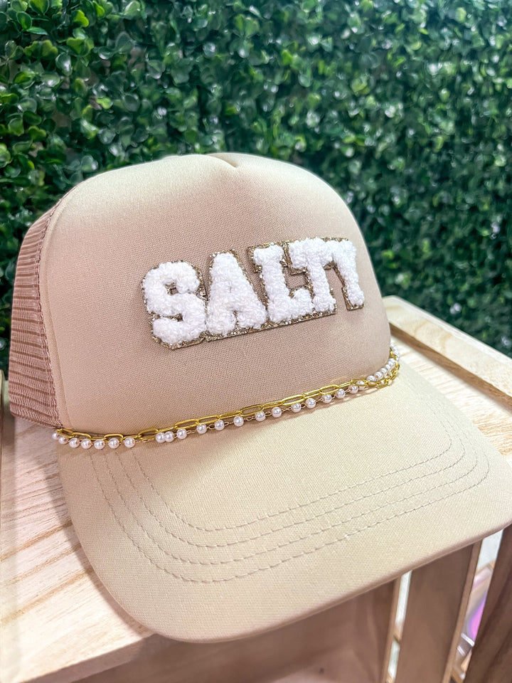 Salty Pearl & Chain Trucker Hat