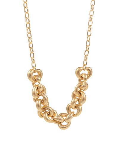 June Gold Chain Link Necklace