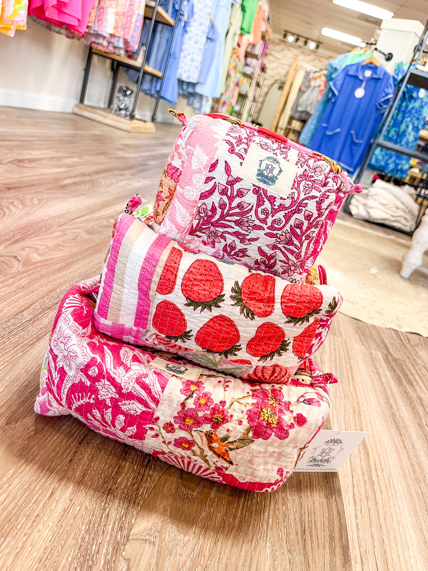 Pink City | Set of 3 Cosmetic Bag