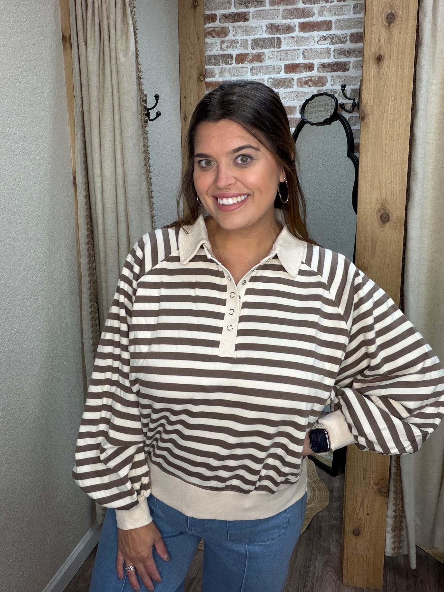 Sarah Stripped Top