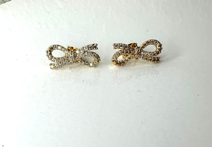 BOW STUD EARRING
