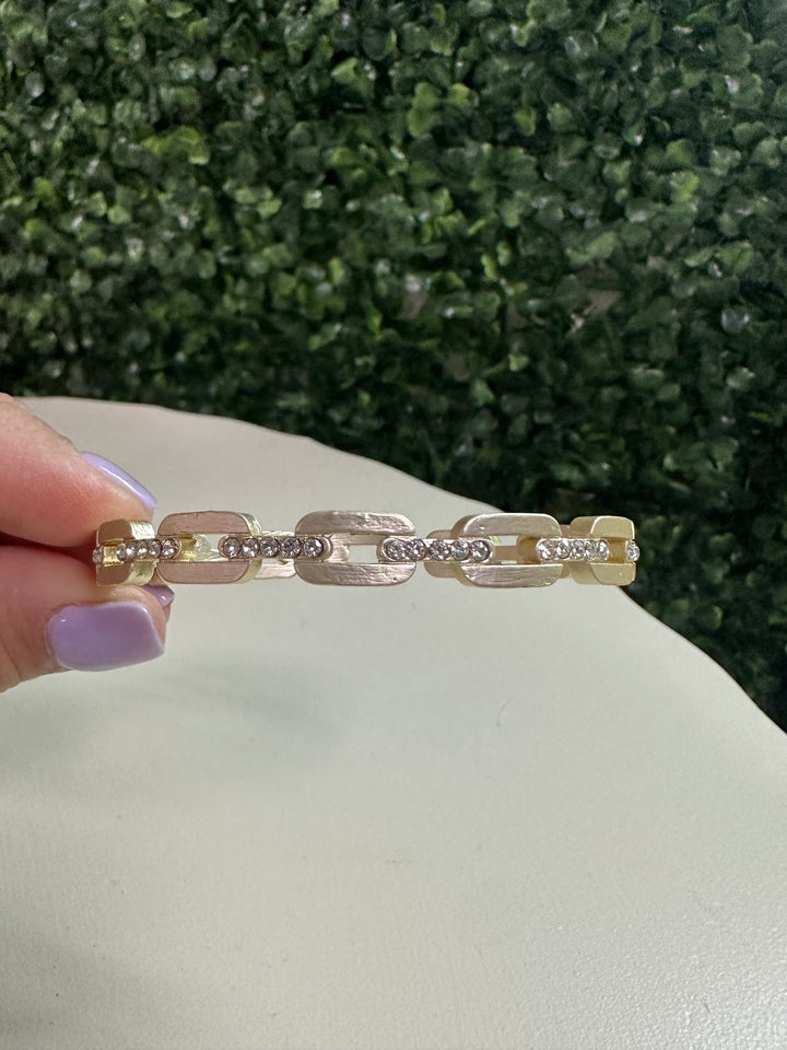 Diamond Chain Cuff Bracelet