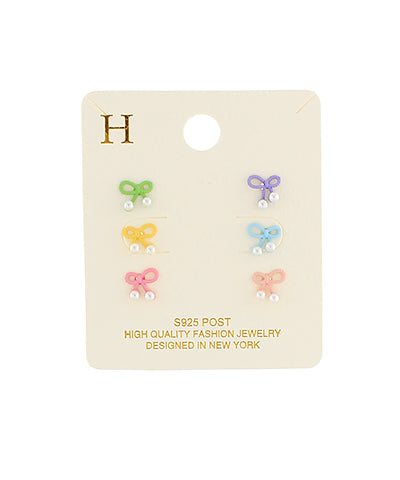 Alani Bow Set Earrings