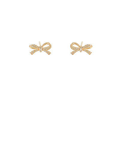 Juliette Bow Stud Earrings
