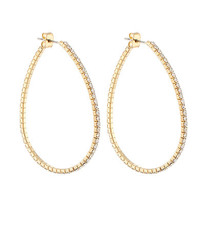 Bailey Crystal Teardrop Earrings