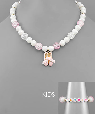 Dancer Necklace and Bracelet Set