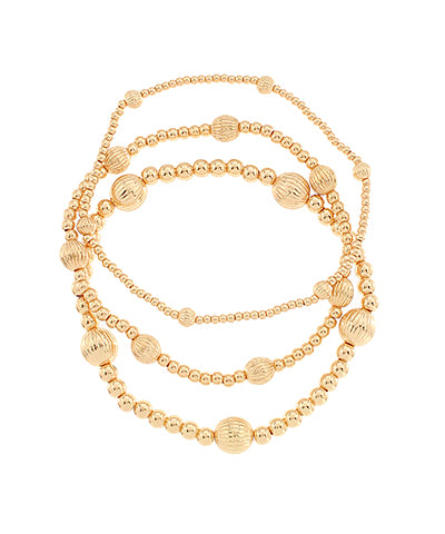 Norah Textured Beaded Bracelets