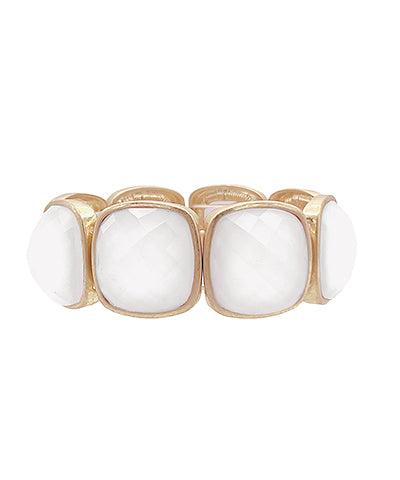 Serenity Square Stone Bracelet