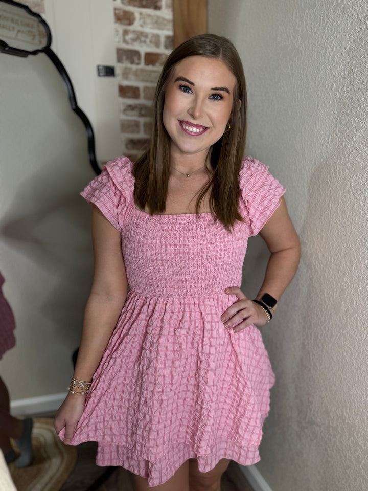 Simply Southern Pink Tie Back Dress