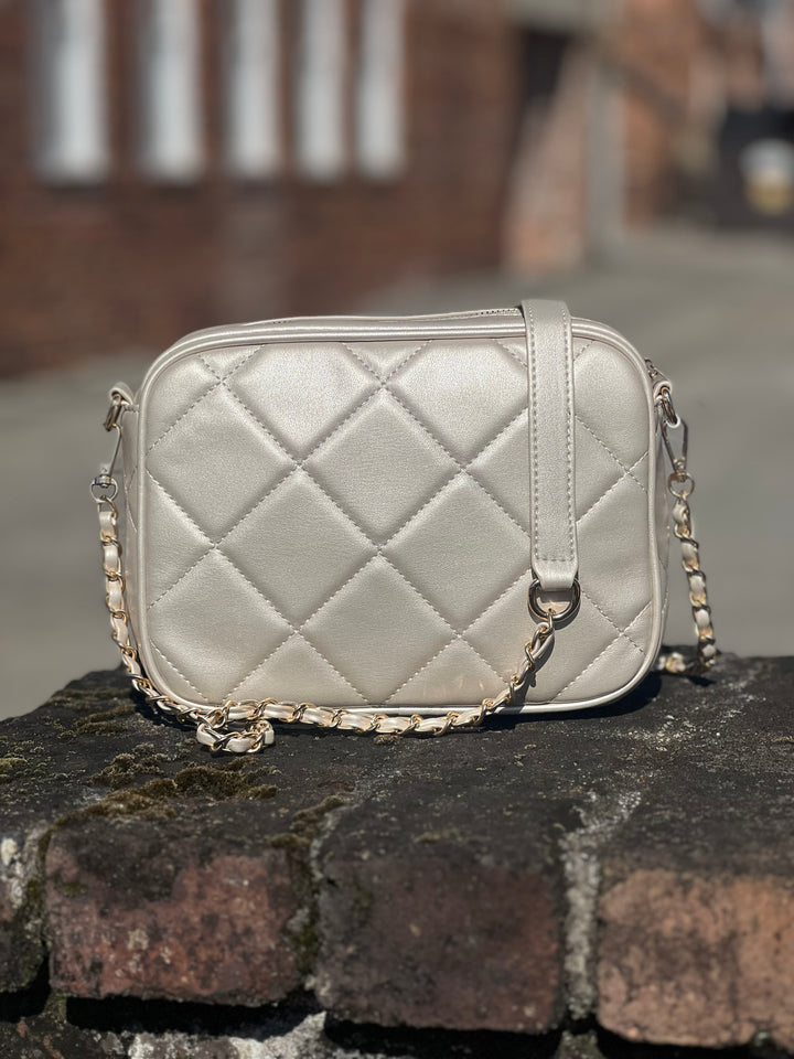 Fiona Pearl Quilted Crossbody