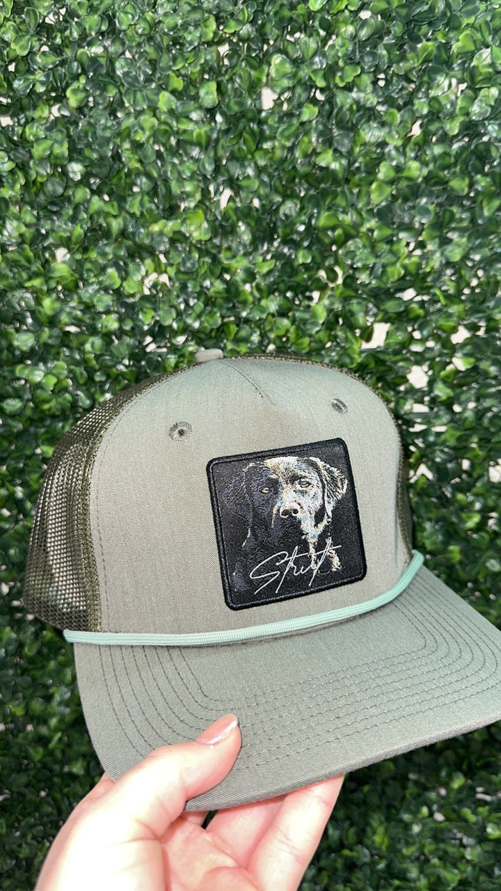 Lab Portrait Patch Hat