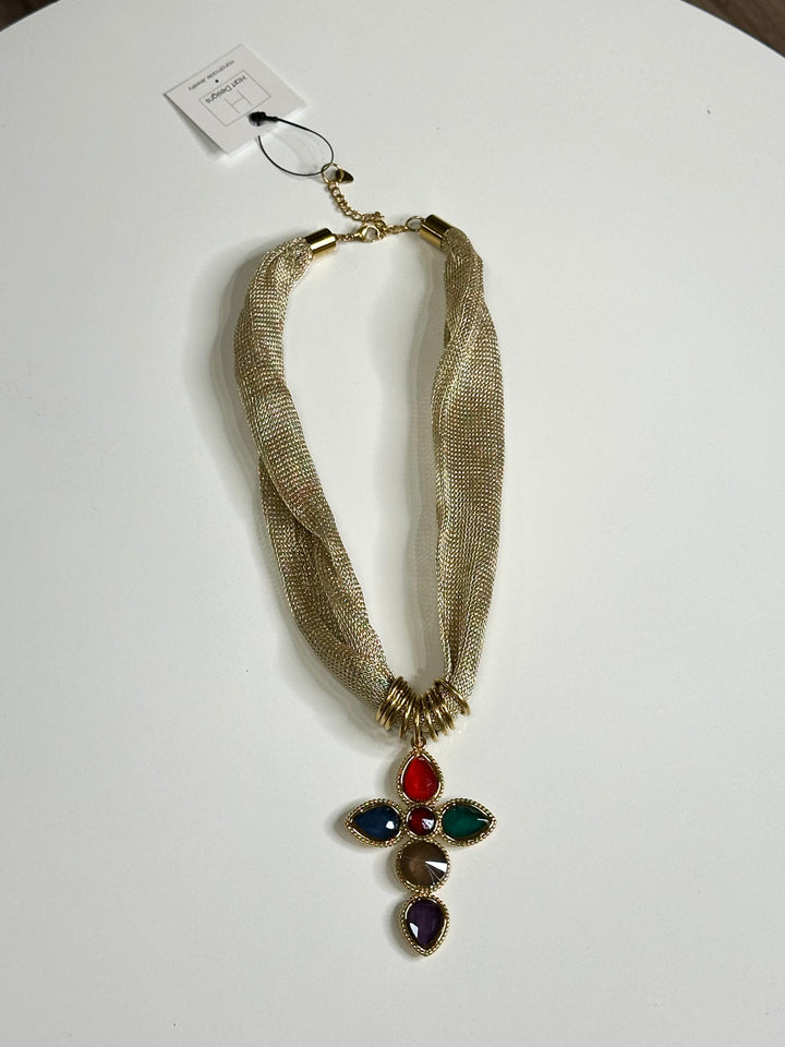 Hart Designs Gold Necklace with Stone Pendant