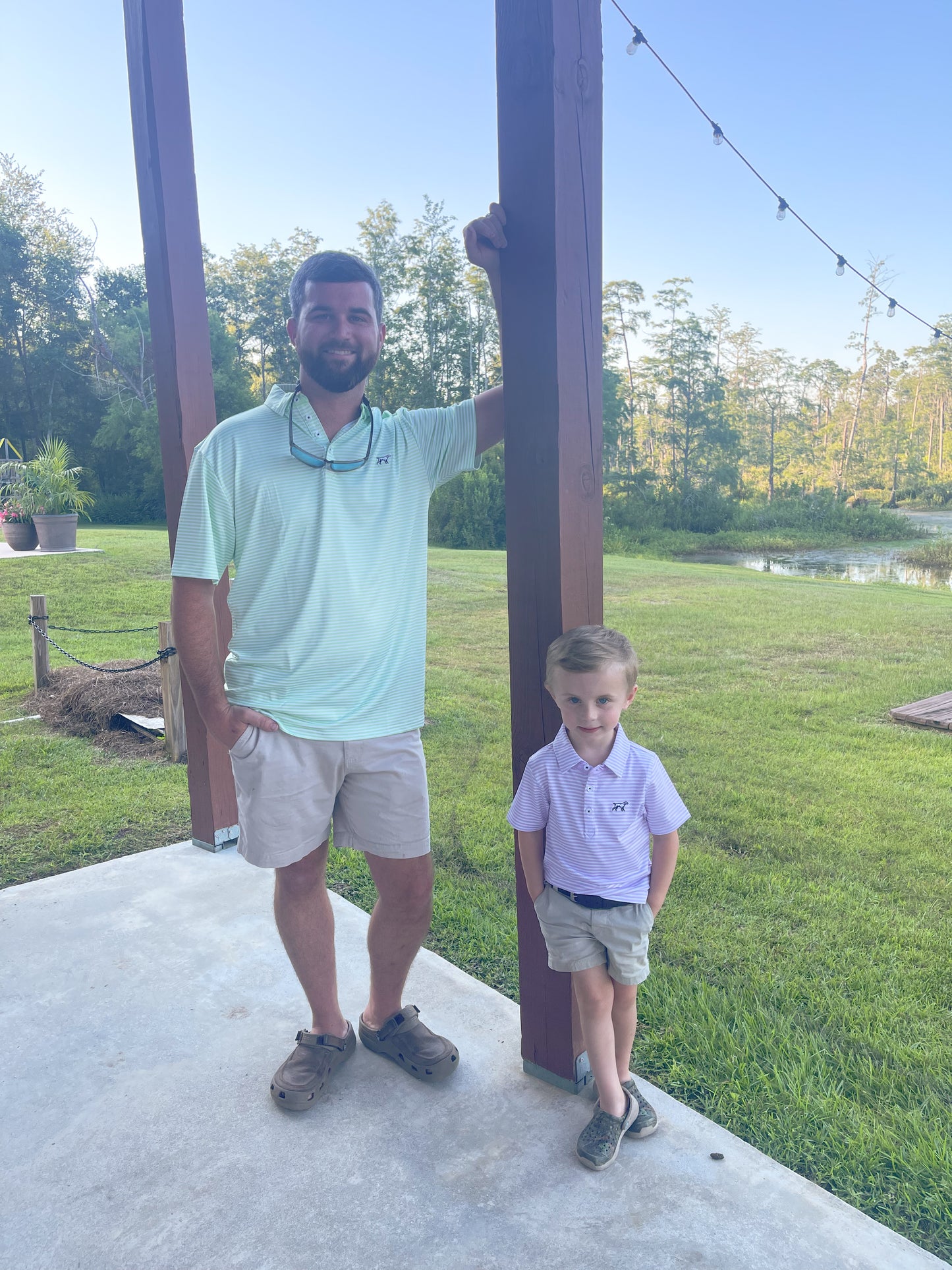 Youth Marshall Performance Polo- Lavender